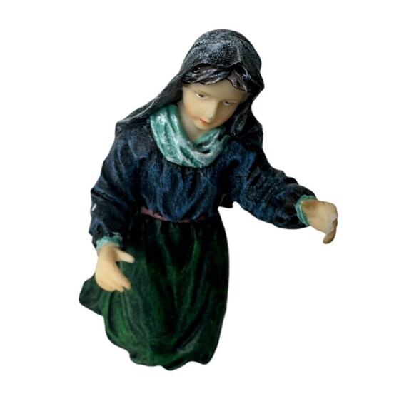 Vintage Lang and Wise Nativity Lisa Blowers Away in a Manger 6 pc 1998 2nd Ed - Picture 13 of 16